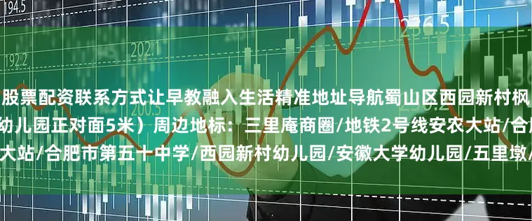 股票配资联系方式让早教融入生活精准地址导航蜀山区西园新村枫林里商铺二层（西园新村实验幼儿园正对面5米）周边地标：三里庵商圈/地铁2号线安农大站/合肥市第五十中学/西园新村幼儿园/安徽大学幼儿园/五里墩/安居苑发布于：安徽省